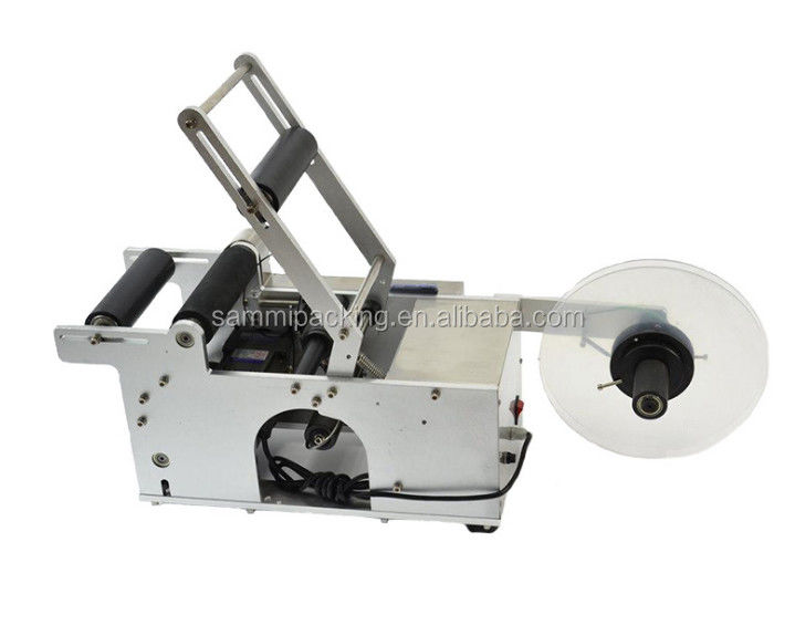 MT50 เครื่องติดป้ายกล่องกลมครึ่งอัตโนมัติ เครื่องติดป้ายครึ่งอัตโนมัติ