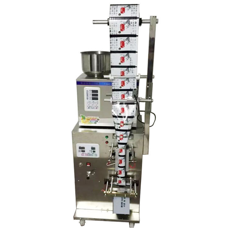 เครื่องบรรจุกล่องอัตโนมัติไฟฟ้าสําหรับกระเป๋าเล็ก เครื่องบรรจุและปิดฝุ่นกาแฟเกลือ