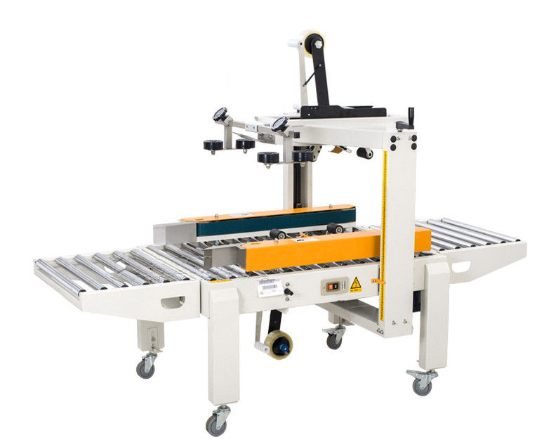 FXJ-6050 Up And Down Drive Belt Carton Sealer With Tape Carton Sealing Machine เครื่องปิดกระดาษกระดาษกระดาษกระดาษ