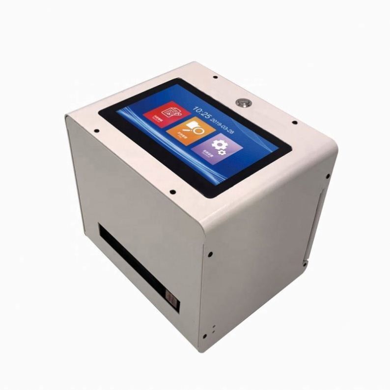 Smart Static Desktop Touch Screen Inkjet Printer สําหรับขวด สําหรับสแตมป์ วันหมดอายุ รหัส QR ของชุด