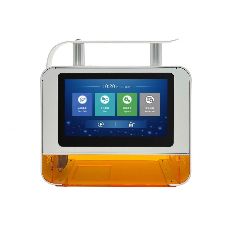 เครื่องหมายเลเซอร์มือถือ 220V 50HZ สําหรับวันหมดอายุ รหัสชุด รหัส QR