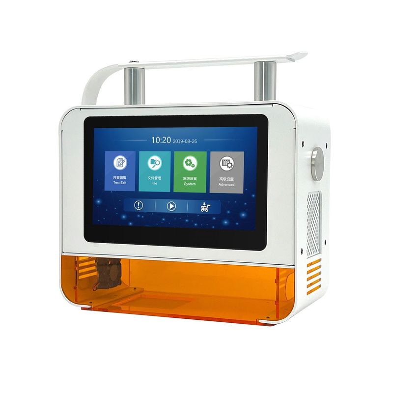 เครื่องหมายเลเซอร์มือถือ 220V 50HZ สําหรับวันหมดอายุ รหัสชุด รหัส QR