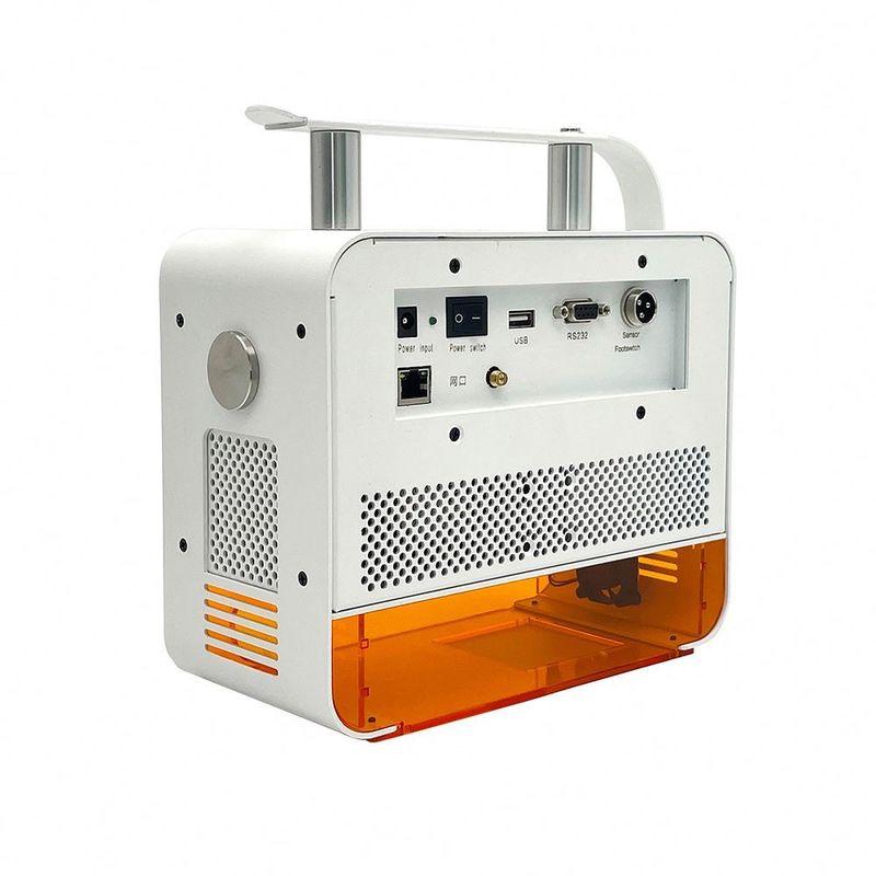 เครื่องหมายเลเซอร์มือถือ 220V 50HZ สําหรับวันหมดอายุ รหัสชุด รหัส QR