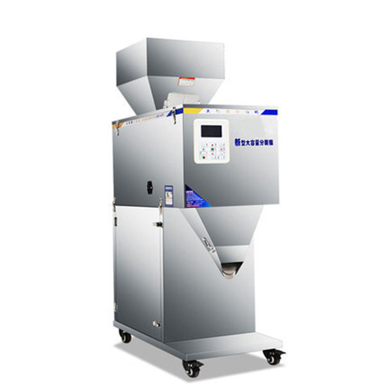 เครื่องเติมปูนครึ่งอัตโนมัติ 100-2500 กรัม สําหรับบรรจุกาแฟและเครื่องปรุงรสชาติที่สะดวก
