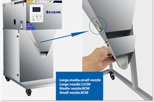 เครื่องเติมปูนครึ่งอัตโนมัติ 100-2500 กรัม สําหรับบรรจุกาแฟและเครื่องปรุงรสชาติที่สะดวก