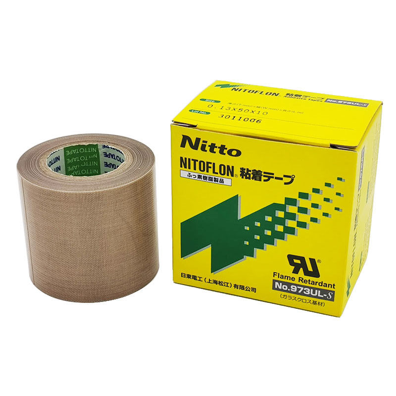 Nitto Denko PTFE เทปแท้ เทปกันความร้อน สําหรับการกันไฟฟ้า เทปติด PTFE 973UL-S