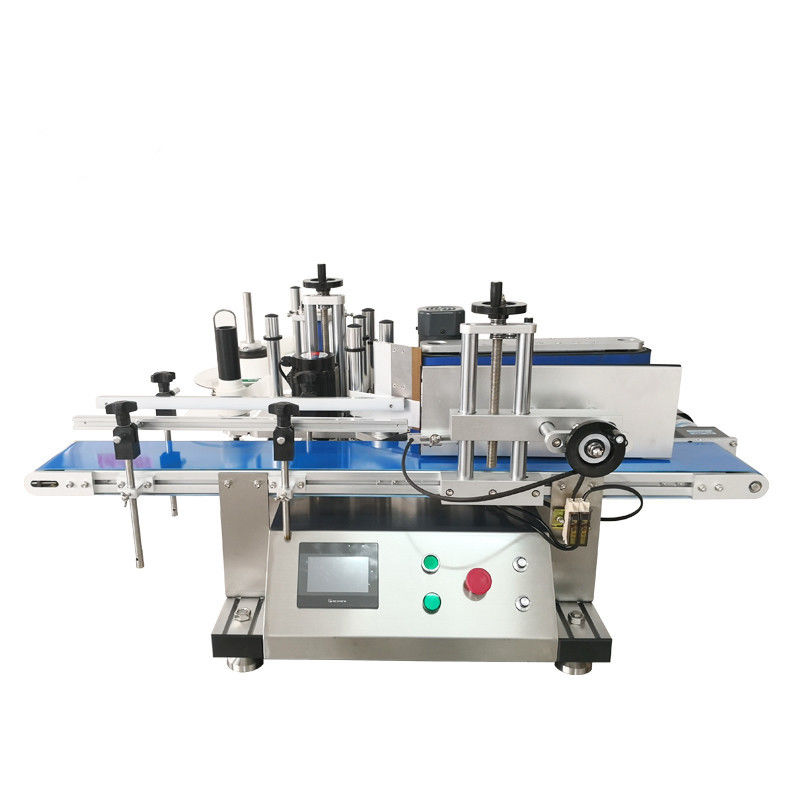 อัตโนมัติกลมกระป๋องเครื่องติดป้าย Label Applicator อาหารกระป๋องตั้ง Roll กระป๋องสติ๊กเกอร์เครื่องติดป้าย