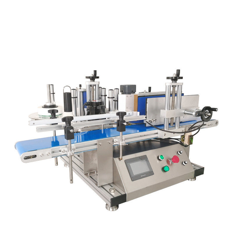 อัตโนมัติกลมกระป๋องเครื่องติดป้าย Label Applicator อาหารกระป๋องตั้ง Roll กระป๋องสติ๊กเกอร์เครื่องติดป้าย