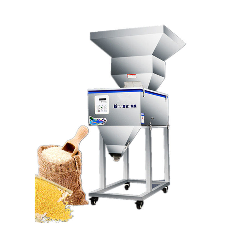 เครื่องบรรจุน้ําหนักเมล็ด/ผง/ข้าว/กาแฟ/เครื่องปรุงรสชาติแบบครึ่งอัตโนมัติ 100-2500 กรัม