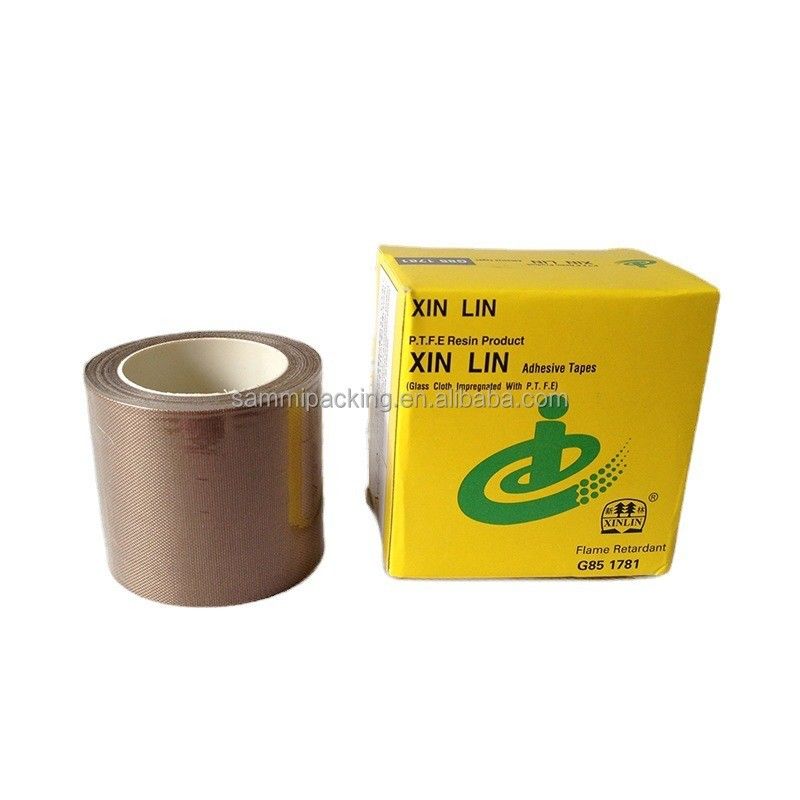 เทปใยแก้วเคลือบ PTFE สีน้ําตาล สําหรับการผสมและผูกเข็มขัด ความกว้าง 13/15/19/25/30/50MM