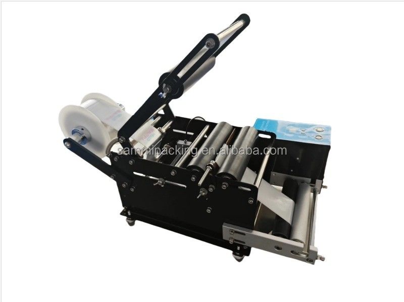 เครื่องติดป้ายชนิดที่ฉลาดสําหรับกระป๋องขวดไวน์และขวดกลม