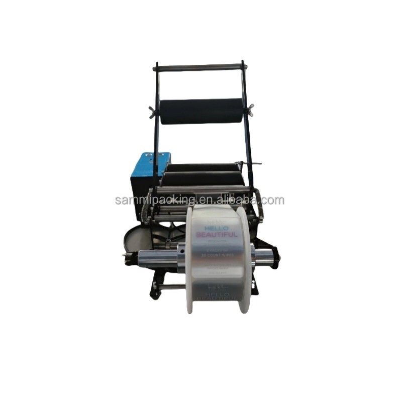 เครื่องติดป้ายชนิดที่ฉลาดสําหรับกระป๋องขวดไวน์และขวดกลม