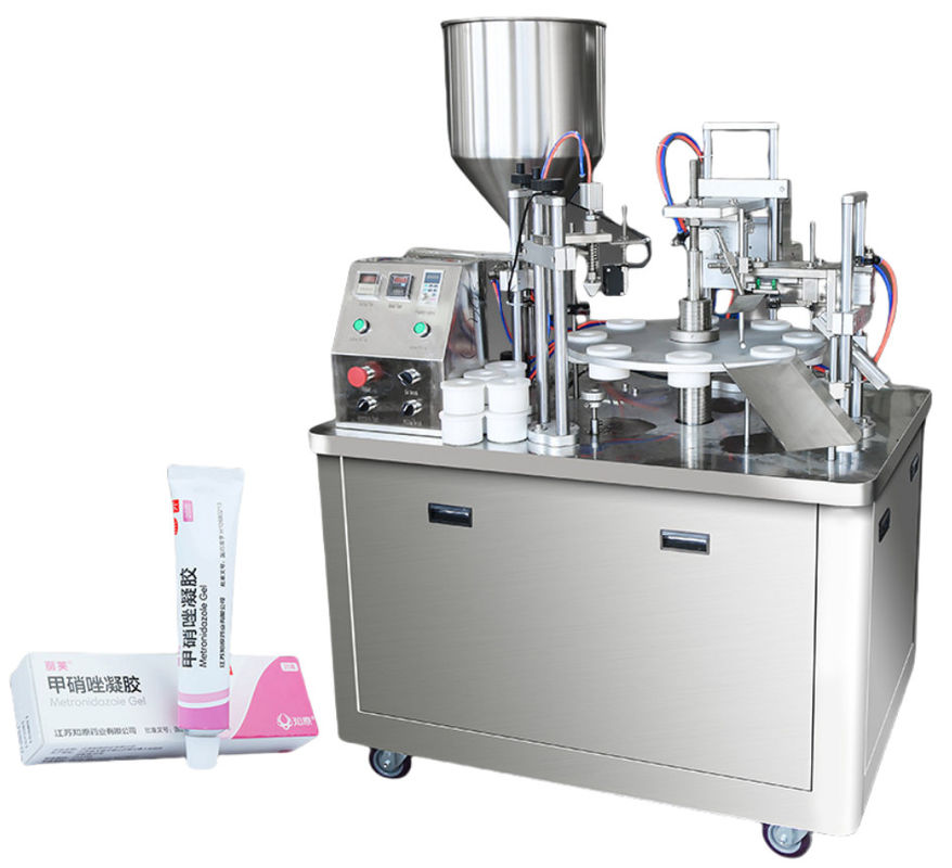 อัตโนมัติ Tube Sealer Laminate นวดฟัน โลชั่น อัตโนมัติอ่อนแออลูมิเนียมพลาสติก Tube เติมและเครื่องปิด