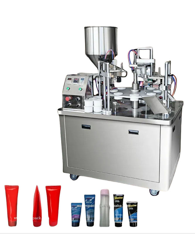 โลชั่น Ultrasonic ครีมเครื่องสําอาง อิเล็กทริกอลูมิเนียม พลาสติก ท่ออ่อน อะตอมิคครึ่ง เติมและปิดเครื่องจักรโรงงาน ราคา