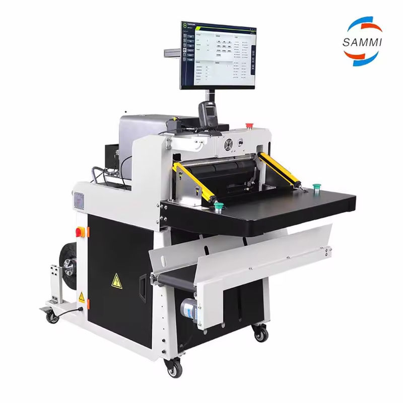 DFD-50I กระเป๋าเครื่องปิดและติดป้าย เครื่องบรรจุกระเป๋าอัตโนมัติ Express Bag Packer Ecommerce ระบบบรรจุกระเป๋า เครื่องบรรจุกระเป๋าอัตโนมัติ