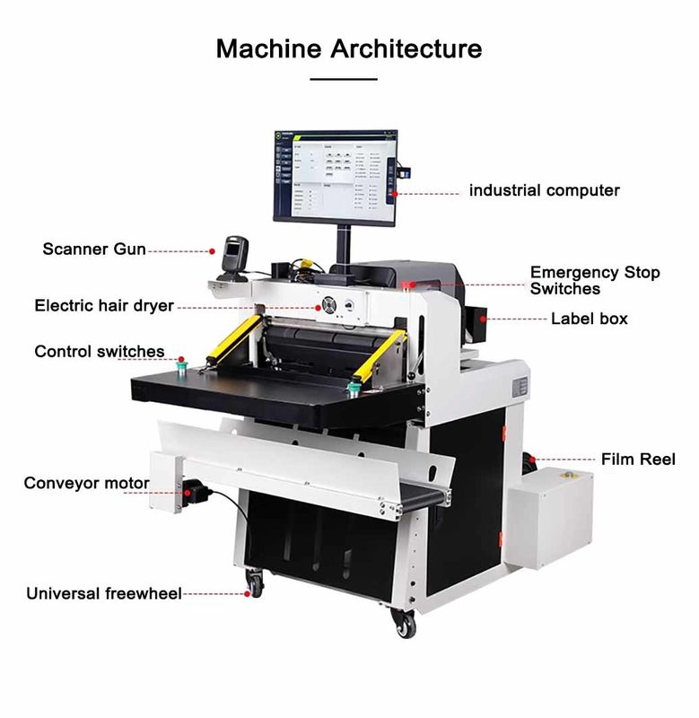 อัตโนมัติเต็ม Eco Friendly Courier Packing Machine Multi Function Mailer Bag Machine พีเอลซีเครื่องยนต์