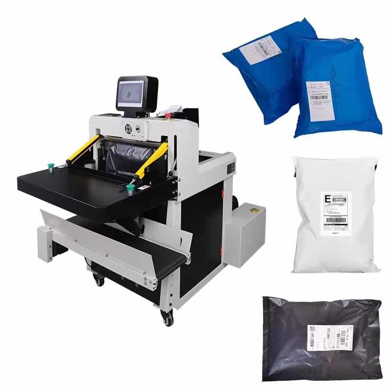 อัตโนมัติเต็ม Eco Friendly Courier Packing Machine Multi Function Mailer Bag Machine พีเอลซีเครื่องยนต์