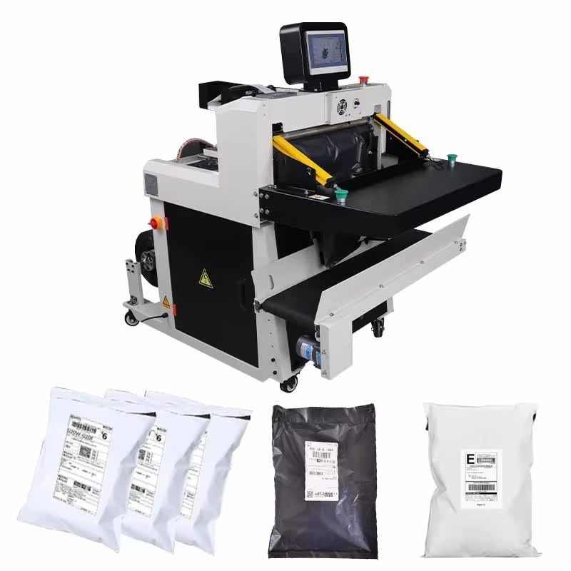 อีเทอร์เนชั่นมืออาชีพ Express Black PE Bagging Machine สําหรับบรรจุกระเป๋าของใช้ในชีวิตประจําวัน รองเท้า เสื้อผ้าและของเล่น