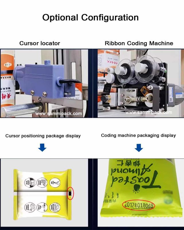 5-50 มล เครื่องบรรจุภัณฑ์หลากหลายฟังก์ชัน เครื่องบรรจุกระเป๋าน้ําผึ้งเคทชัพ เครื่องบรรจุกระเป๋าทอด