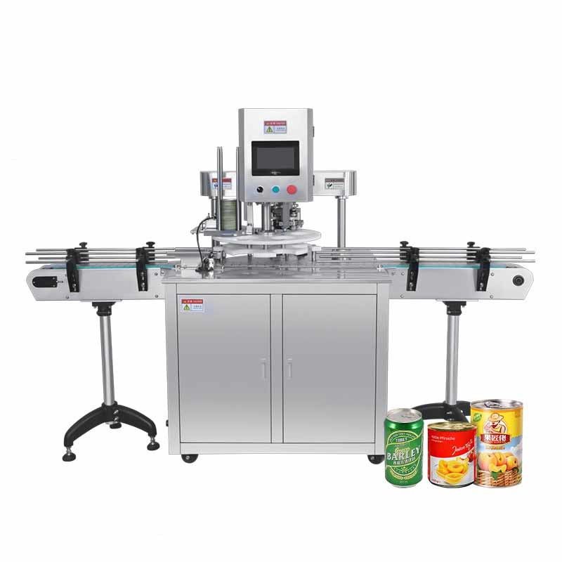 อัตโนมัติเต็ม ปนูมาติก Can Sealer สําหรับอาหารและการใช้งานเคมี การปิดความสูง customizable