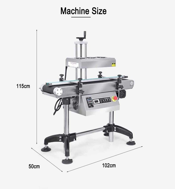 เครื่องประปาอัลลูมิเนียมฟอยล์ อินดูชั่นความร้อน Cap Induction Sealer สําหรับขวด กระปุกสําหรับเครื่องบรรจุเครื่องดื่ม