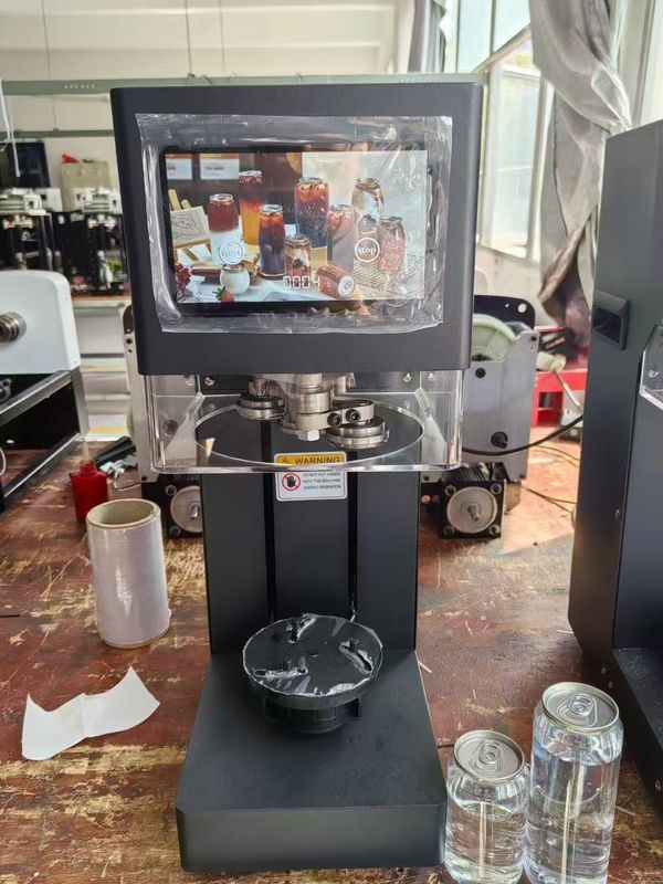 เครื่องซีลกระป๋องอัจฉริยะหน้าจอสัมผัสสำหรับสัตว์เลี้ยง ปลาทูน่า เครื่องซีลกระป๋องโซดา เครื่องซีลกระป๋องพลาสติก