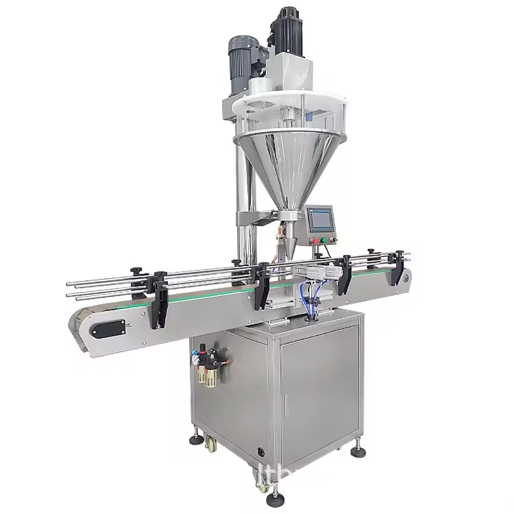 Custom Weigher Filling Packing Machine For Coffee Chili Small Protein Dry Milk Spice Milk Powder Washing Powder