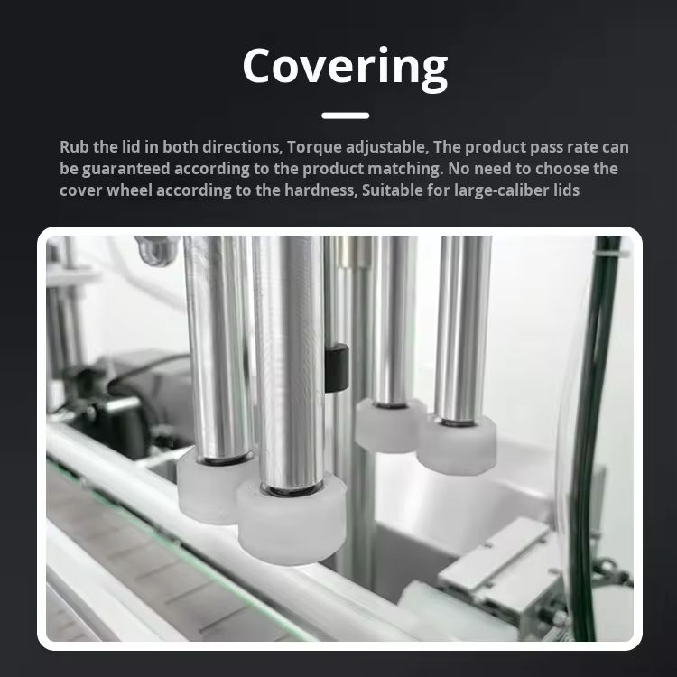 เครื่องบรรจุและปิดฝาแม่เหล็กสำหรับโต๊ะทำงานอัตโนมัติสำหรับของเหลวขนาดเล็ก สำหรับขวดปริมาณ โทนเนอร์บำรุงผิว น้ำมันนวด