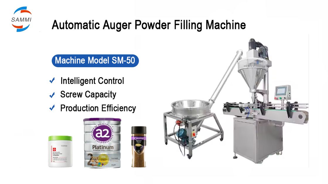 เครื่องบรรจุผงอัตโนมัติสำหรับเครื่องเทศพริกไทย กาแฟ ผงฟัน สายการผลิตบรรจุภัณฑ์เชิงปริมาณ