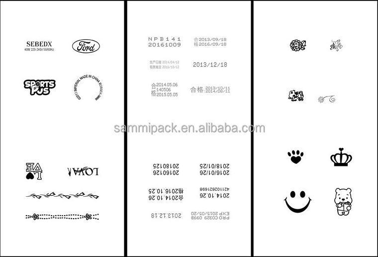 เครื่องพิมพ์วันที่หมดอายุบนจานสี่เหลี่ยมไฟฟ้า / จานกลม, เครื่องพิมพ์ถ้วย, เครื่องพิมพ์แผ่นหมึก