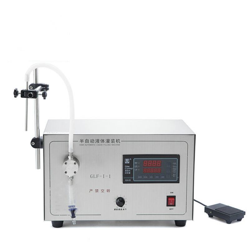 เครื่องบรรจุของเหลวความแม่นยำสูงแบบไฟฟ้า เครื่องบรรจุของเหลวแบบปั๊มคู่ GLF-1-1