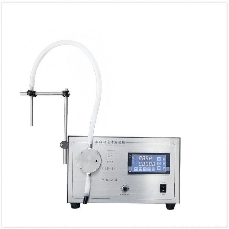 เครื่องบรรจุของเหลวความแม่นยำสูงแบบไฟฟ้า เครื่องบรรจุของเหลวแบบปั๊มคู่ GLF-1-1