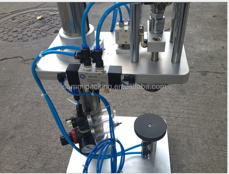 เครื่องมือปิดผนึกขวดน้ำหอมแบบกึ่งอัตโนมัติ เครื่องมือย้ำฝาขวดสำหรับขวดน้ำหอม