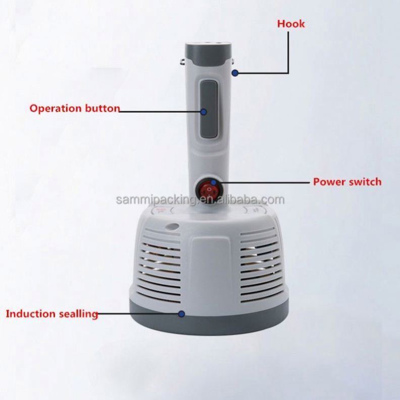 เครื่องปิดผนึกแบบเหนี่ยวนำพกพาชนิดใหม่ ขนาด 20-100 มม. เครื่องปิดผนึกฟอยล์อลูมิเนียม DGYF-400A