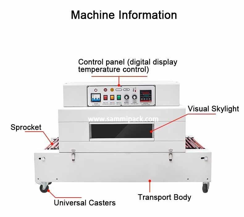 BSS-400 BS-400 อุโมงค์หดตัว / เครื่องห่อหุ้มแบบหดตัวสำหรับขวด/แพ็คเกจกล่อง
