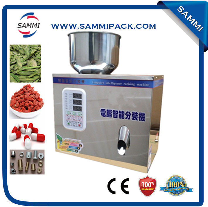 เครื่องบรรจุแบบชั่งน้ำหนัก FZ-100 สำหรับชาแห้ง, ผง, เมล็ด, ธัญพืช ขนาด 2-100 กรัม