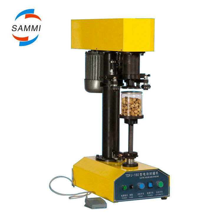 เครื่องซีลขวด PET Tdfj-160 พร้อมการรับประกัน 100% / เครื่องซีลกระป๋อง / เครื่องปิดผนึกกระป๋องสำหรับกระป๋อง