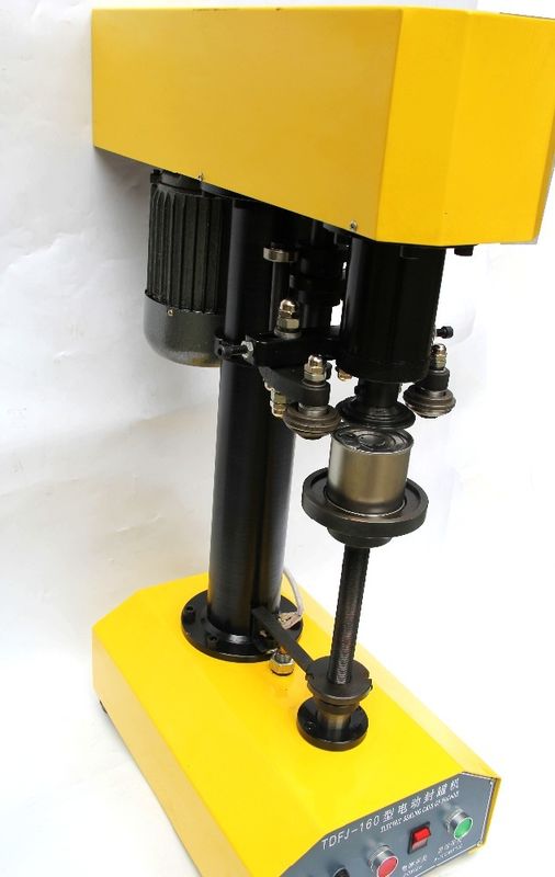 เครื่องซีลขวด PET Tdfj-160 พร้อมการรับประกัน 100% / เครื่องซีลกระป๋อง / เครื่องปิดผนึกกระป๋องสำหรับกระป๋อง