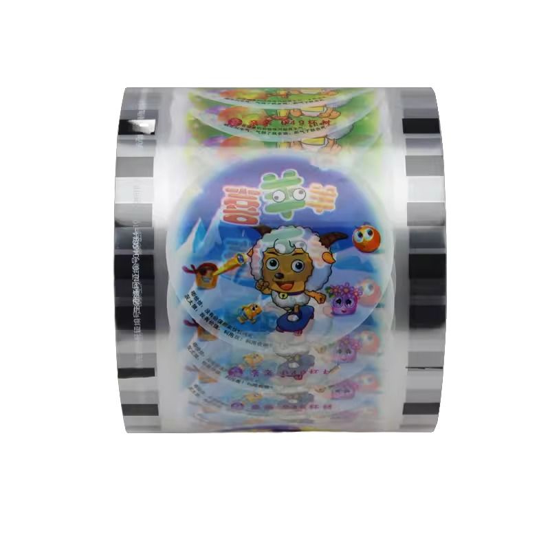 โลโก้ที่พิมพ์ตามสั่ง โป้พลาสติกกระเป๋าบ๊อบา ถ้วยชา ซีลเลอร์ รอลล์พิมพ์ตามสั่ง พีพี เพท 95 มม ซีล ถ้วย ซีลเลอร์ฟิล์ม
