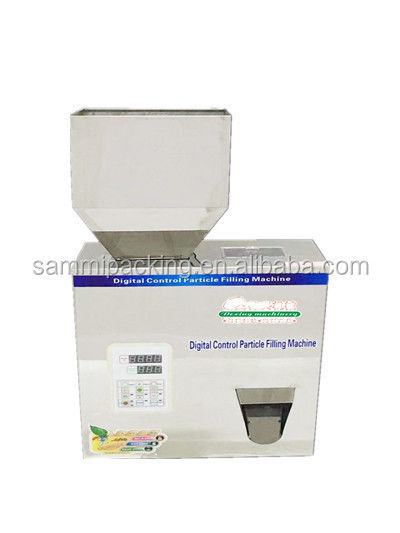 เครื่องบรรจุแบบเม็ด 5-500 กรัม เครื่องบรรจุใบชา เครื่องบรรจุผงอนุภาค เครื่องบรรจุข้าว ถั่ว งา สมุนไพร พร้อมเครื่องชั่ง