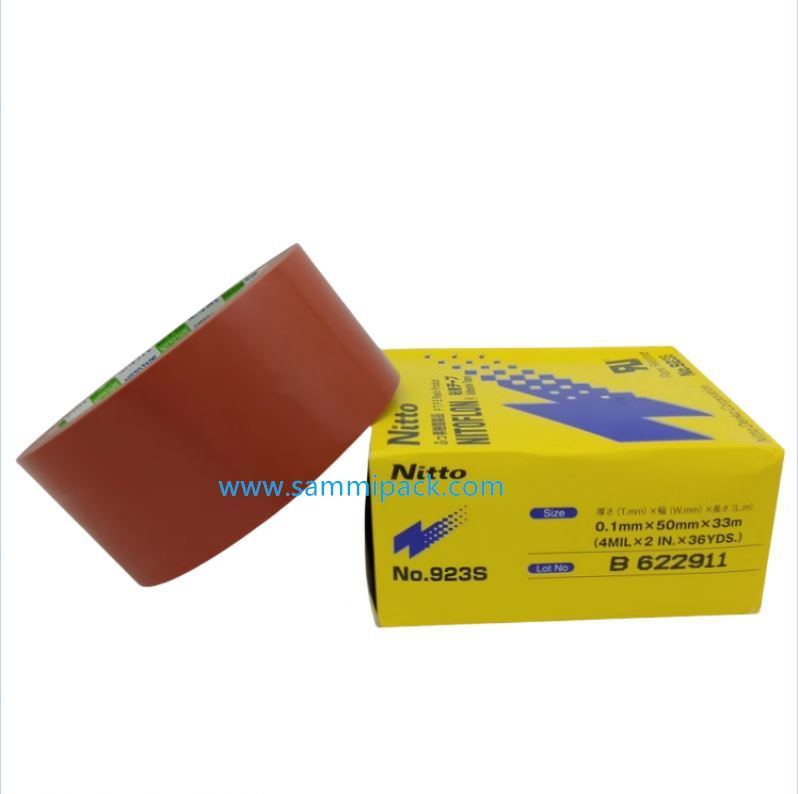เทปฟิล์ม PTFE Nitto Denko ดั้งเดิม เทปทนความร้อนสูง Nitto 923S สำหรับเครื่องลามิเนต
