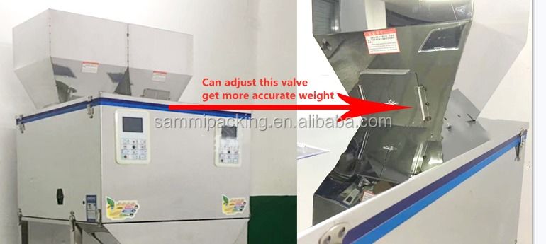 เครื่องบรรจุผงคุณภาพสูง 50-5000 กรัม เครื่องบรรจุอัตโนมัติ อนุภาค ชา ธัญพืช ถั่ว เครื่องชั่งน้ำหนัก