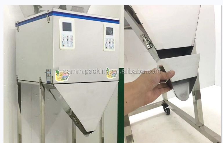 เครื่องบรรจุผงคุณภาพสูง 50-5000 กรัม เครื่องบรรจุอัตโนมัติ อนุภาค ชา ธัญพืช ถั่ว เครื่องชั่งน้ำหนัก