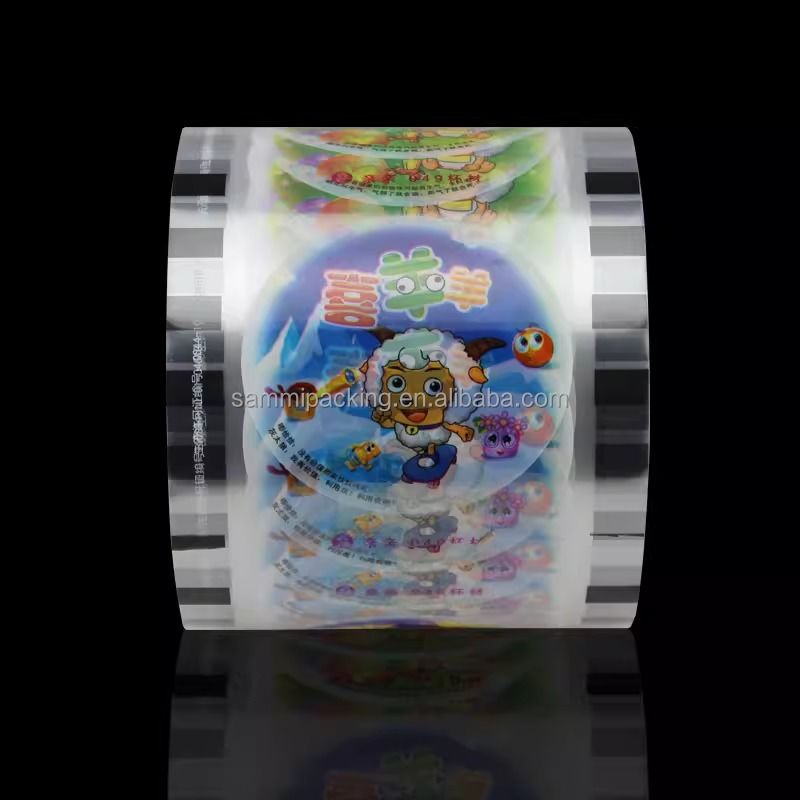 หนังปิดถ้วยที่ขายดีที่สุด สําหรับถ้วยกระดาษพลาสติก สําหรับน้ําผึ้ง นม ชาเครื่องดื่ม