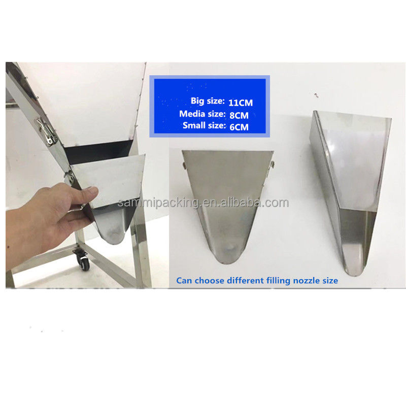 ราคาโรงงาน มูติ-เป้าหมาย ขนาดเมล็ดผงและเครื่องเติมถั่ว ถุงชา เครื่องเติมถั่วเหลืองกับฮอปเปอร์ใหญ่