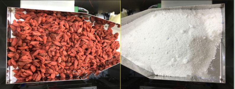 เครื่องบรรจุส่วนละเอียดสูงครึ่งอัตโนมัติสมาร์ท ชาผงและเมล็ดพันธุ์สําหรับอาหารและเครื่องดื่มที่มีส่วนประกอบแกนมอเตอร์