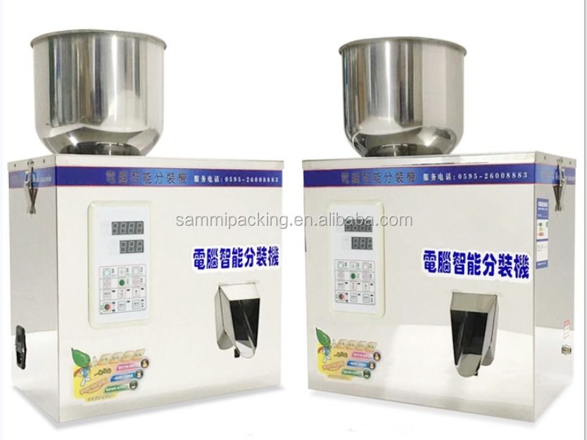 2-200g เครื่องบรรจุน้ําเกลือครึ่งอัตโนมัติ พร้อมมอเตอร์ประสิทธิภาพ สําหรับการใช้งานเครื่องดื่มเคมี ขนาดเม็ด