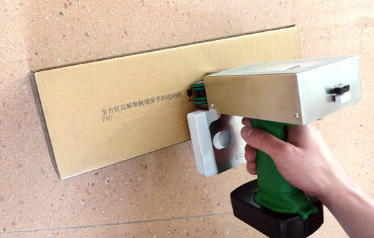 เครื่องพิมพ์เครื่องพิมพ์กระจกหมึกประสิทธิภาพสูง เครื่องคัดรหัสวันหมดอายุ เครื่องพิมพ์กระจกหมึกมือถือ AU-260