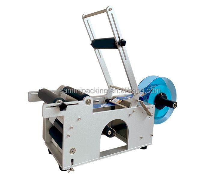 MT-50 เครื่องติดฉลากขวดทรงกลมกึ่งอัตโนมัติ, เครื่องติดฉลากสำหรับกระป๋องและขวดเครื่องดื่ม