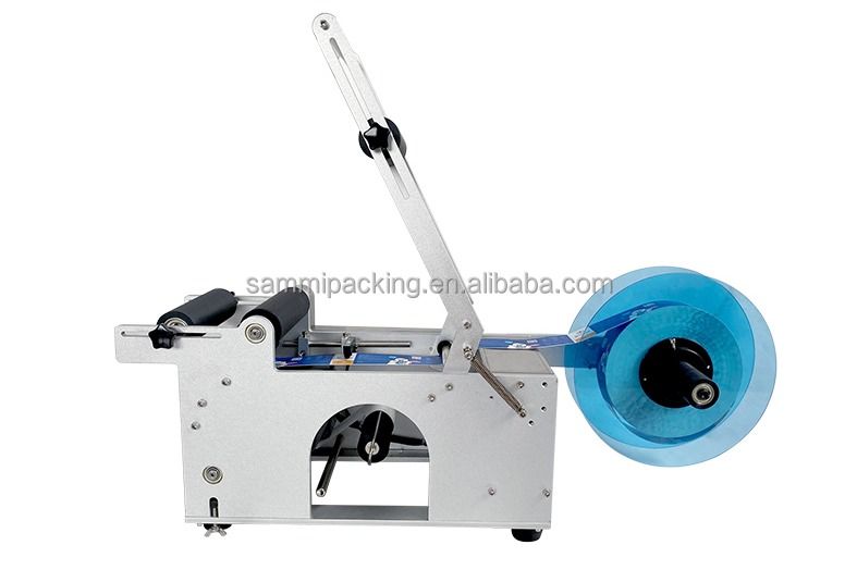 MT-50 เครื่องติดฉลากขวดทรงกลมกึ่งอัตโนมัติ, เครื่องติดฉลากสำหรับกระป๋องและขวดเครื่องดื่ม